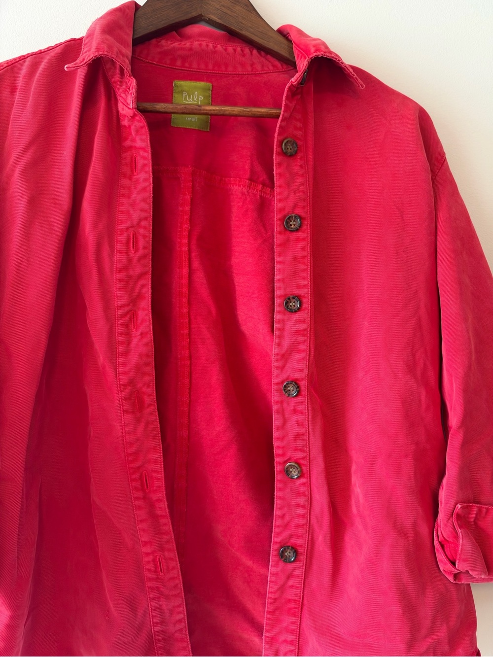 Pulp - Women's Red Button-Up Jacket - Picture 3 of 8
